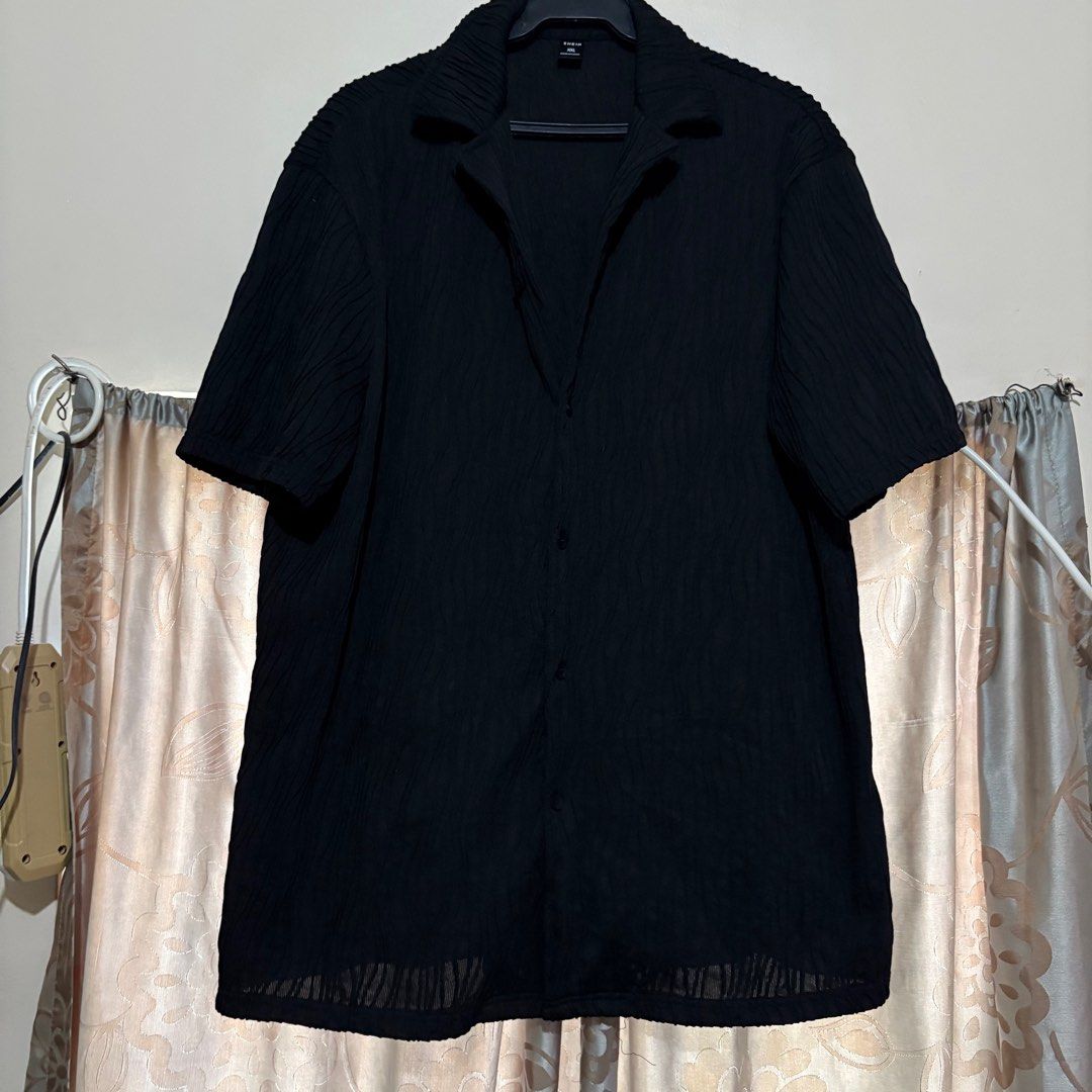 Plus Size Black Men Coordinates/Terno 2X (Category: Sets & Coordinates) located in Cavite. Submitted by prelovhia (Listing ID 1364418739, Image 3). Description: SHEIN 2X Used once like new Comes with pouch MOP: GCASH MOD: LALAMOVE/J&T.