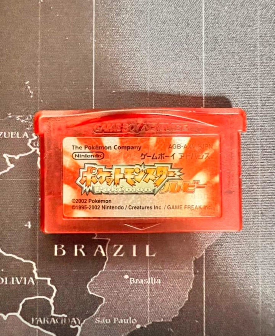 Pokemon Ruby (JPN) (Category: Nintendo) located in Cavite. Submitted by majoh_retro (Listing ID 1364570371, Image 1). Description: Tested working Item is crossposted Location: Imus Cavite Payment: Gcash Shipping: Lalamove and LBC.