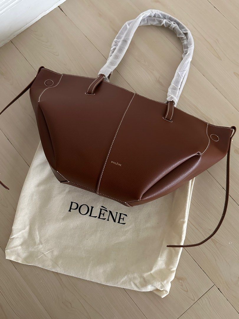Polene Cyme Mini (Category: Luxury Bags & Wallets) located in Manila. Submitted by arcasteria (Listing ID 1358242769, Image 3). Description: for pre-order (7-14 days) with dust bag tag available in regular and mini sizes cognac, camel, black, chalk, taupe, ebony, black canvas, cognac canvas.