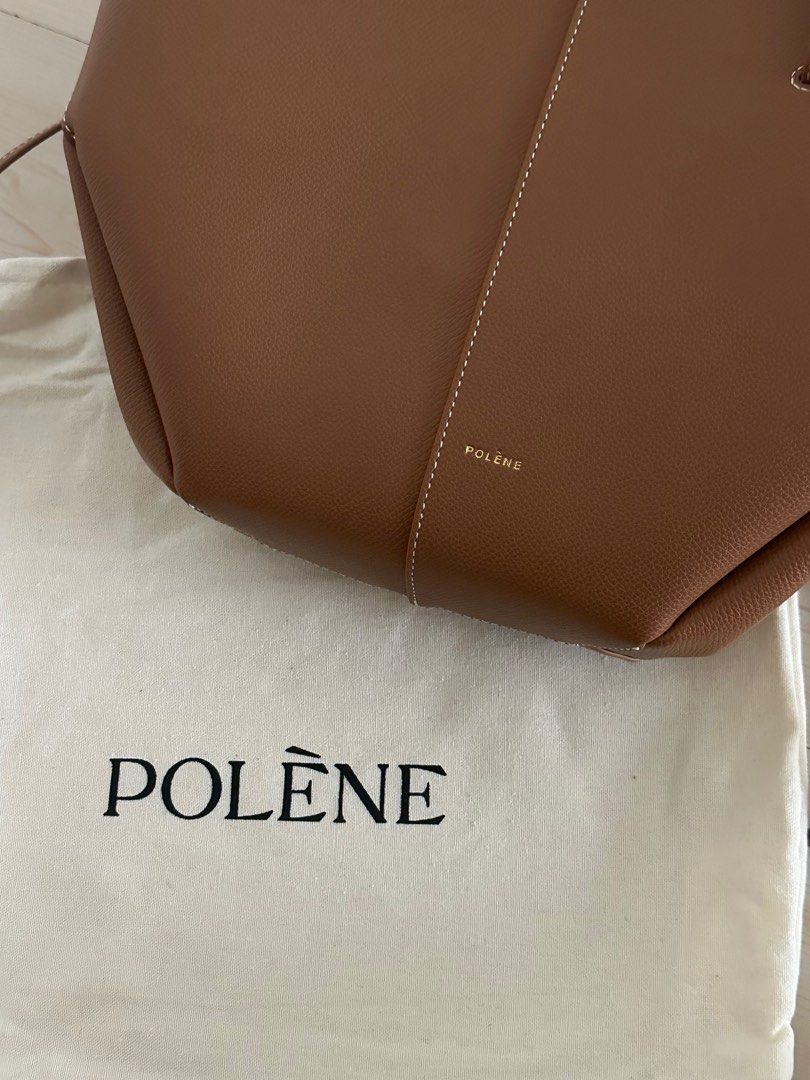 Polene Cyme Mini (Category: Luxury Bags & Wallets) located in Manila. Submitted by arcasteria (Listing ID 1358242769, Image 2). Description: for pre-order (7-14 days) with dust bag tag available in regular and mini sizes cognac, camel, black, chalk, taupe, ebony, black canvas, cognac canvas.