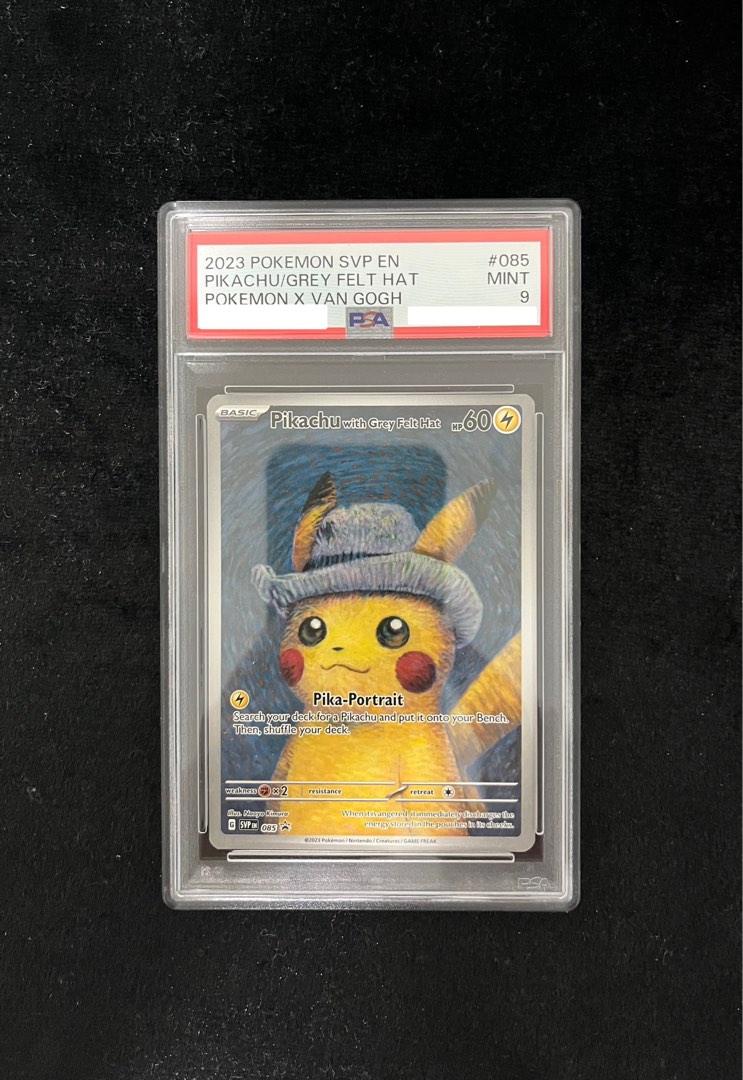 RESERVED PSA 9 Pikachu With Grey Felt Hat Hobbies Toys Toys reserved-psa-9-pikachu-with-grey-felt-hat-hobbies-toys-toys
