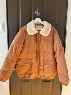 Puffer Brown Jacket (Two Toned)