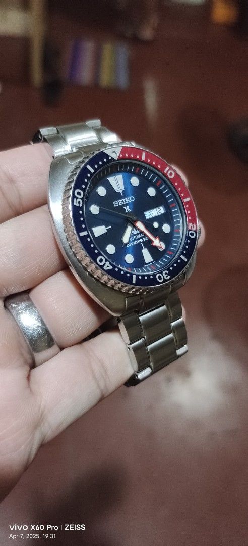 Seiko Prospex Limited Edition PADI turle pepsi ninja (Category: Men's Watches) located in Compostela. Submitted by just_inn (Listing ID 1364458491, Image 2). Description: slightly use personal watch.