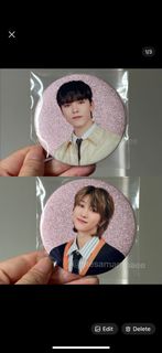SEVENTEEN (SVT) Holiday Joshua Can Badge Seventeen Holiday Can