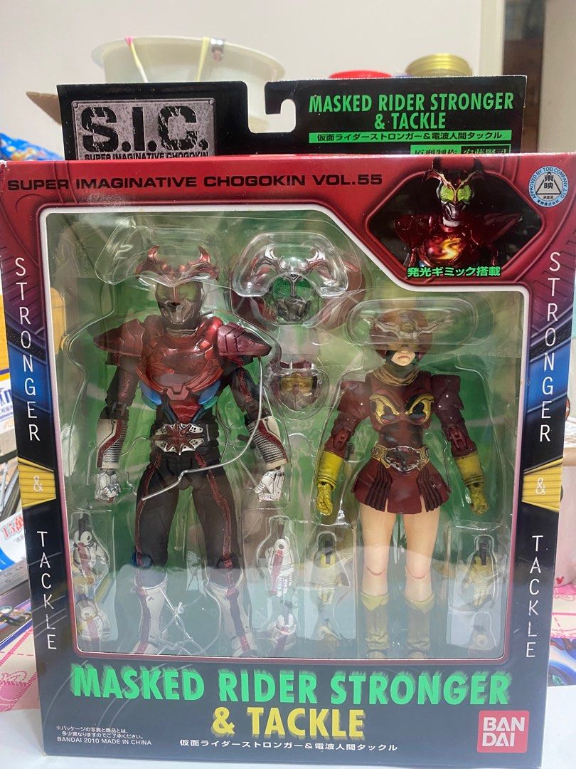 Sic vol.55 Masked rider stronger & tackle強人&電波女, 興趣及
