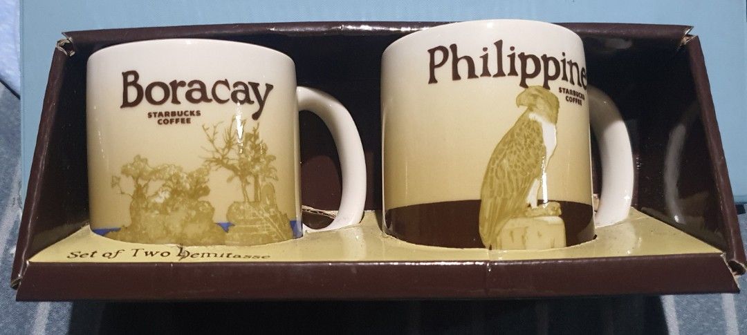 Starbucks Demitasse Cebu Philippines (2pc set) (Category: Coffee & Tea Tableware) located in Marilao. Submitted by BlueMonkey (Listing ID 1258400106, Image 1). Description: Starbucks Demitasse Boracay, Philippines (2pc set) New P450.00 Location: Brgy. Lias, Marilao, Bulacan Payment: GCash or Maya LBC Cash on Delivery LBC Cash on Pickup at branch Delivery Fee payable thru GCash Delivery: LBC COD, LBC COP, Lalamove.