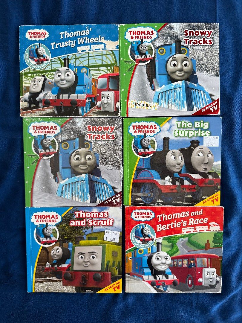 Thomas and Friends Books (Category: Children's Books) located in Quezon City. Submitted by girlwhohaseverything (Listing ID 1364442609, Image 1). Description: ₱350 each Priority for those who will buy it as set Set price ₱2k take all.