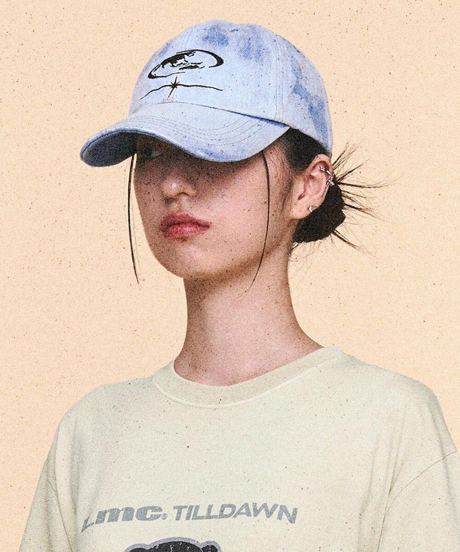 送料無料 ギフト TILLDAWN APE BATHING A , BLUE, LIGHT CAP BALL BLEACHED LMC X 帽子