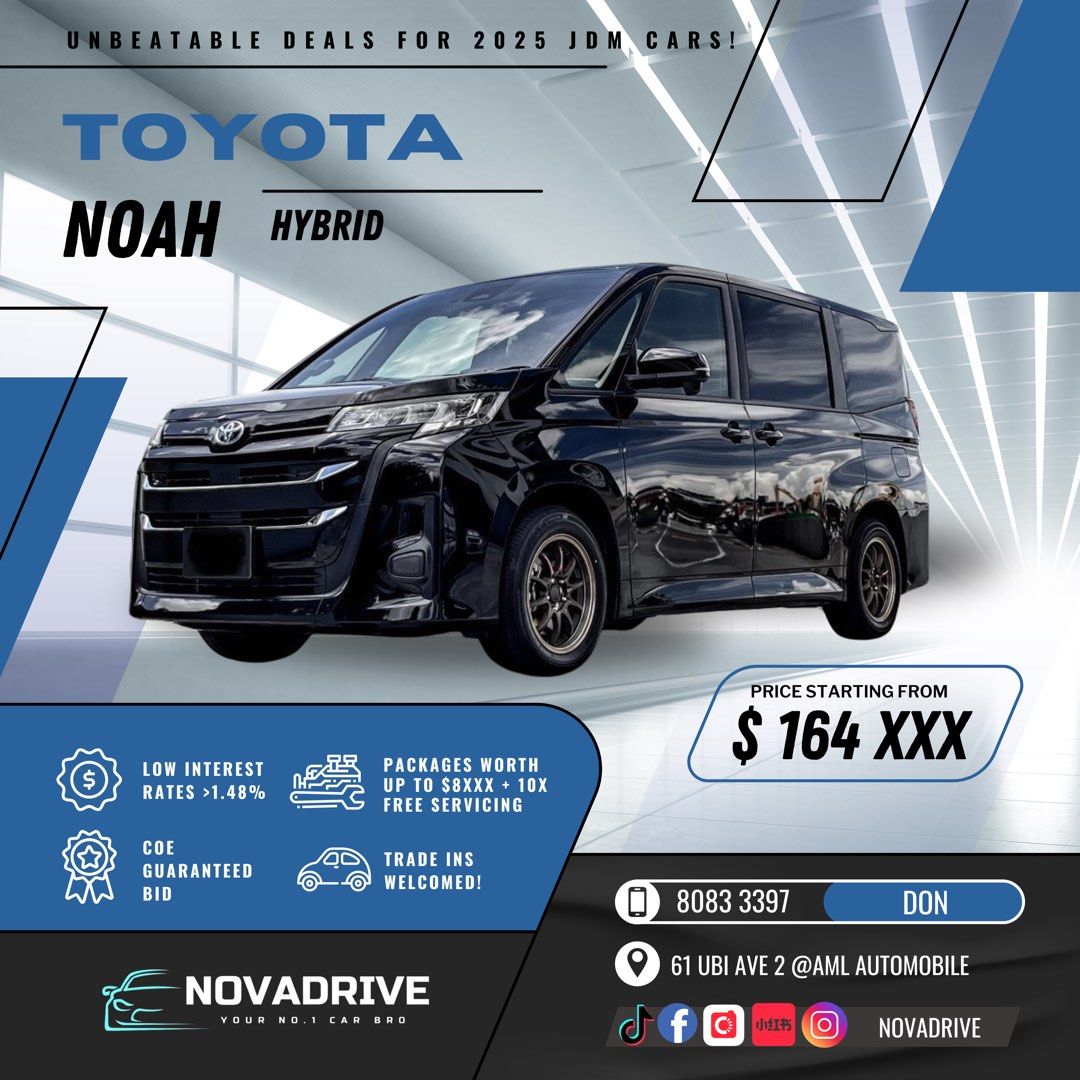 丰田 Noah 1.8X 混合动力版（全新 2024）62885348314114116