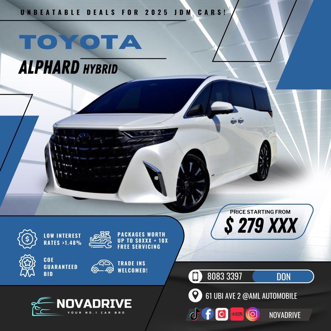 Toyota Alphard 2.5Z Hybrid (BRAND NEW 2024)62885348307841114