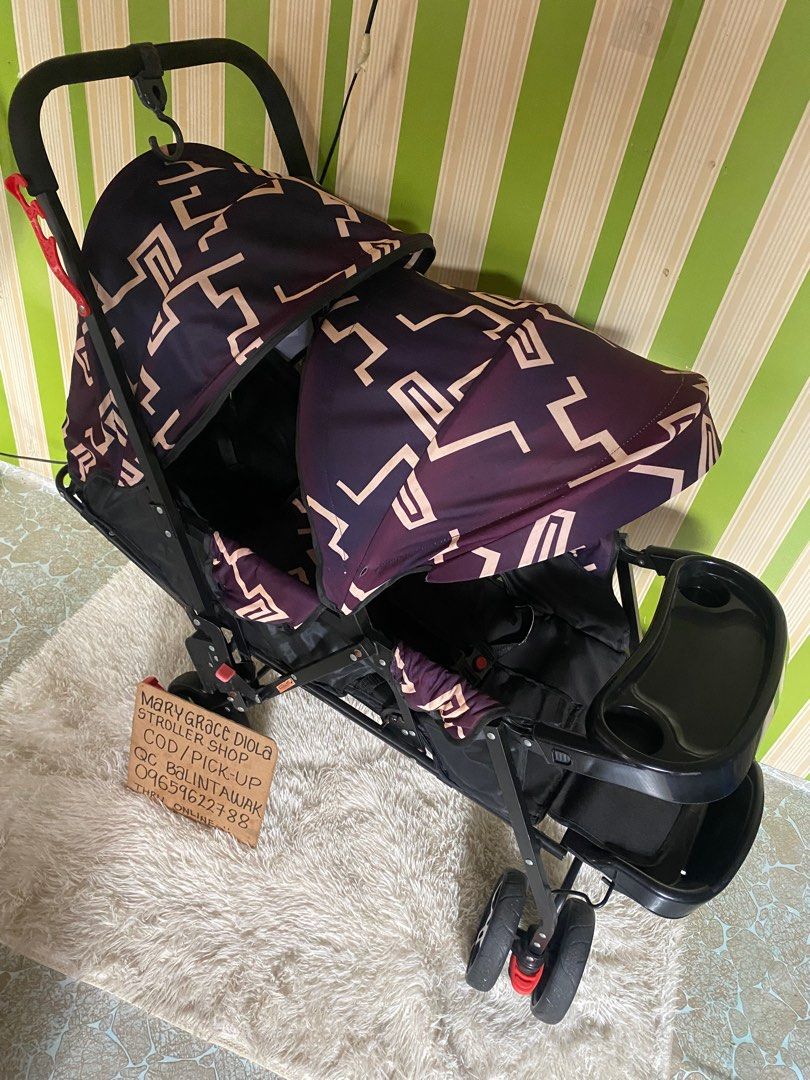 twin stroller (Category: Strollers) located in Manila. Submitted by gracediola_18 (Listing ID 1364535883, Image 2). Description: cod or pick up qc balintawak .