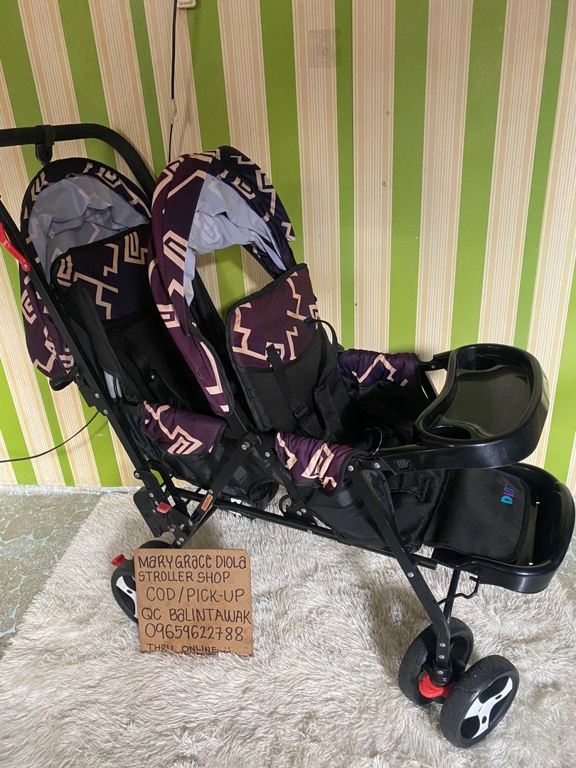 twin stroller (Category: Strollers) located in Manila. Submitted by gracediola_18 (Listing ID 1364535883, Image 3). Description: cod or pick up qc balintawak .