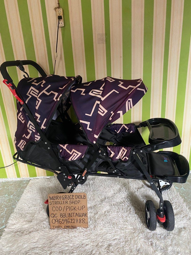 twin stroller (Category: Strollers) located in Manila. Submitted by gracediola_18 (Listing ID 1364535883, Image 1). Description: cod or pick up qc balintawak .