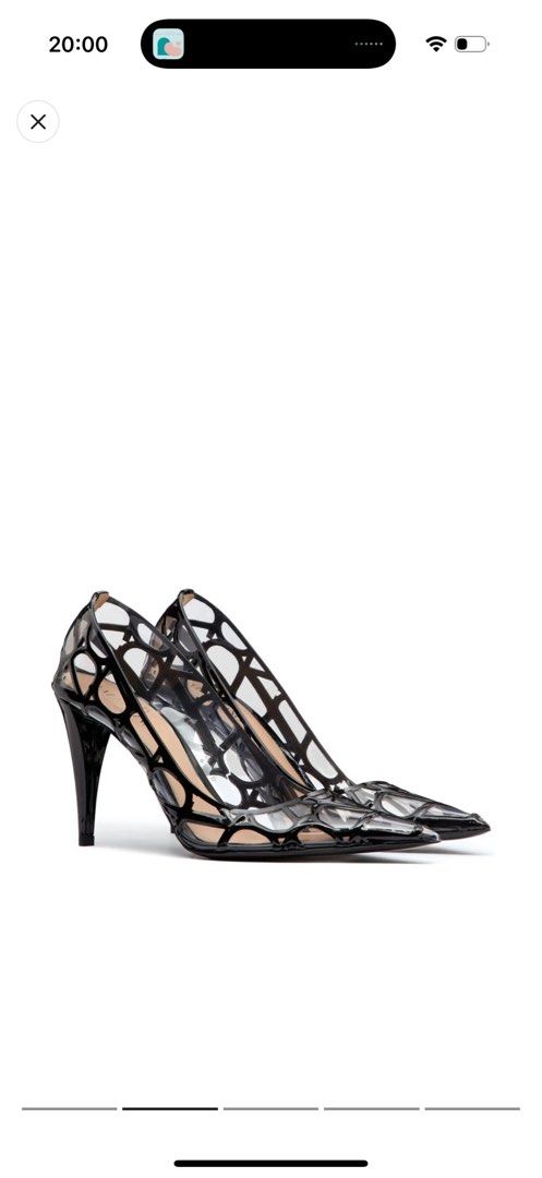 Valentino Garavani VLogo Signature Transparent Heels (Category: Heels) located in Singapore. Submitted by pxicles (Listing ID 1364519969, Image 3). Description: 38.5 fits 38 well RTP $1900 Tags: Christian Louboutin Jimmy Choo Manolo Blahnik Gianvito Rossi Aquazzura Saint Laurent (YSL) Gucci Prada Dior Chanel Bottega Veneta Amina Muaddi Sophia Webster Roger Vivier Givenchy Balenciaga Miu Miu Salvatore Ferragamo Alexander McQueen Versace.