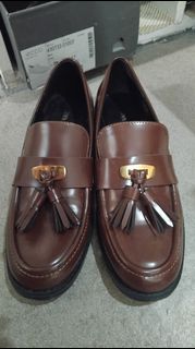 Zara leather loafers - cognac brown EU39 (US8)