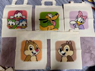 迪士尼盲抽 环保袋 Pluto daisy chip dale Huey, Dewey, and Louie63015656282626110