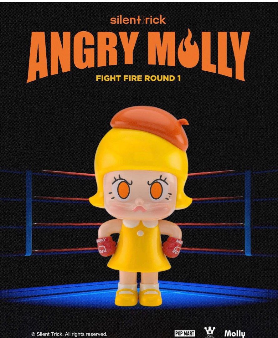 Angry Molly Yellow Fight Fire Round Thailand Exclusive, Hobbies