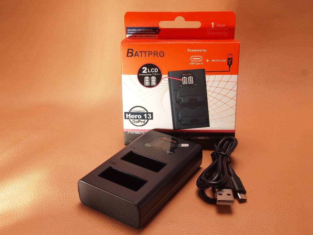 BATTPRO牌子AHDBT-1301充電器合GoPro 13 Hero 13 Hero13 action camera專用 請看內容 (香港 ...