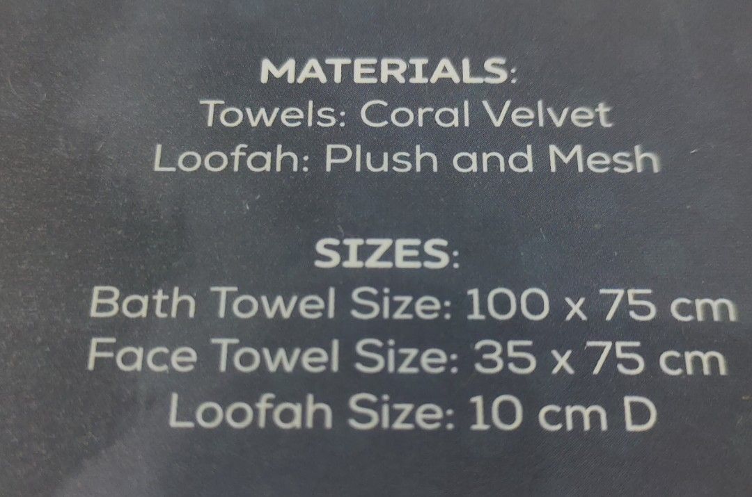 Bloom towel & loofah set (Category: Bathtub & Bath Accessories) located in Quezon City. Submitted by methodstudios (Listing ID 1361538955, Image 3). Description: original price 499 brand new.
