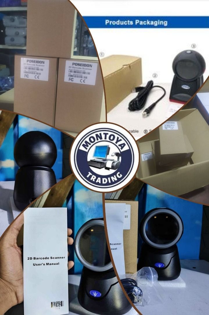 BRANDNEW TABLETOP 2D BARCODE SCANNER (Category: Printers, Scanners & Copiers) located in Caloocan City. Submitted by marklouieoliveros-20532 (Listing ID 1361529579, Image 1). Description: A tabletop 2D barcode scanner is a valuable tool for businesses and individuals who need to scan barcodes quickly and efficiently. It's designed to sit on a counter or desk, offering a hands-free scanning experience. BRAND: POSEIDON HONEYWELL DATALOGIC SEANA ZEB