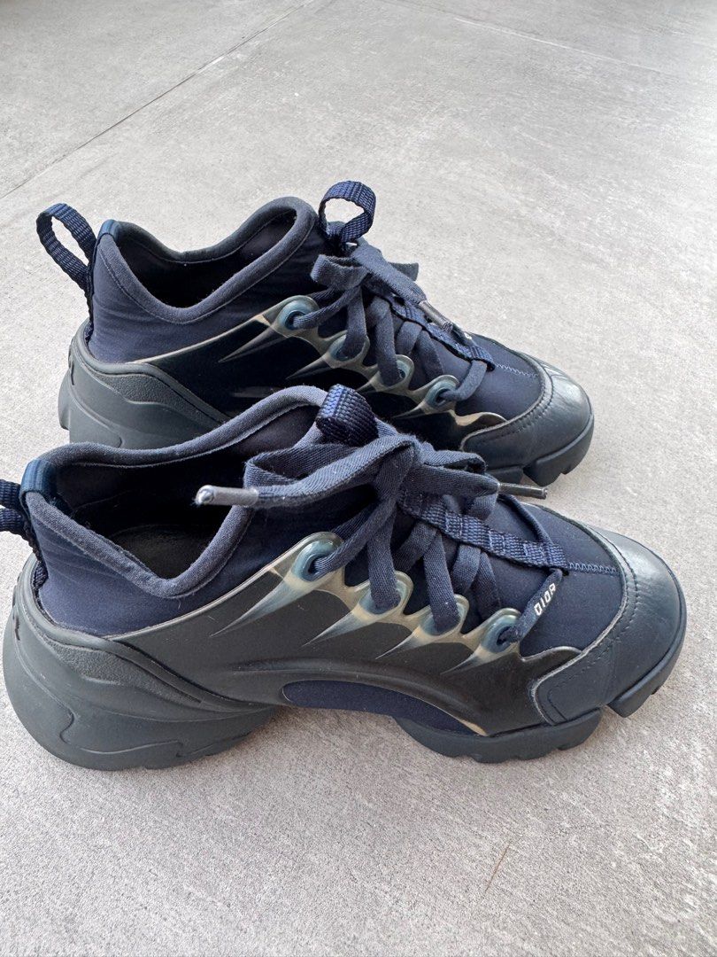 Dior Womens D Connect Sneakers (Category: Sneakers) located in Manila. Submitted by jo_yao (Listing ID 1361582361, Image 2). Description: 100% Authentic. Color: Navy Blue. Rarely used in very good condition. Shoes only. .