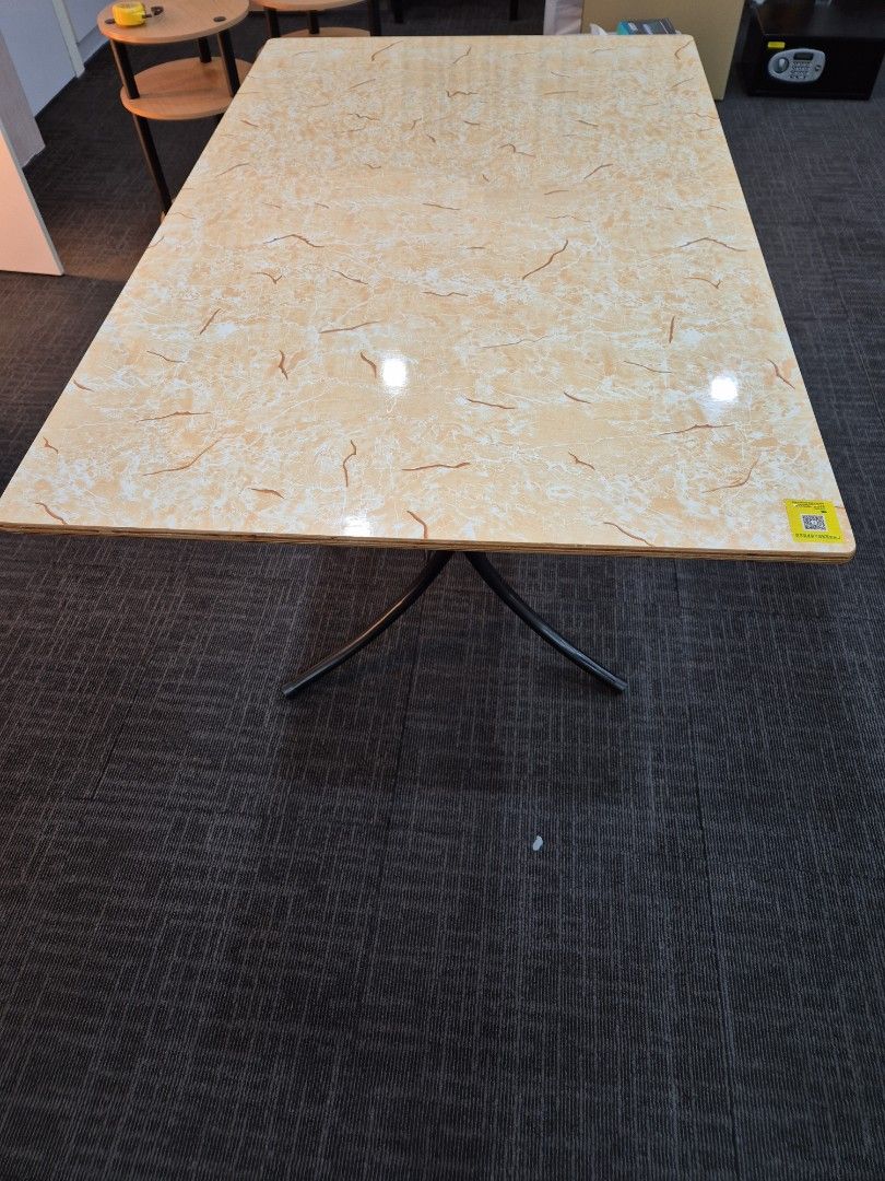 Foldable Table (Category: Tables & Sets) located in Singapore. Submitted by pete_pan (Listing ID 1361614799, Image 2). Description: We have two foldable tables. Dimensions Length - 120cm Width - 75 cm Price negotiable if you get 2 tables..