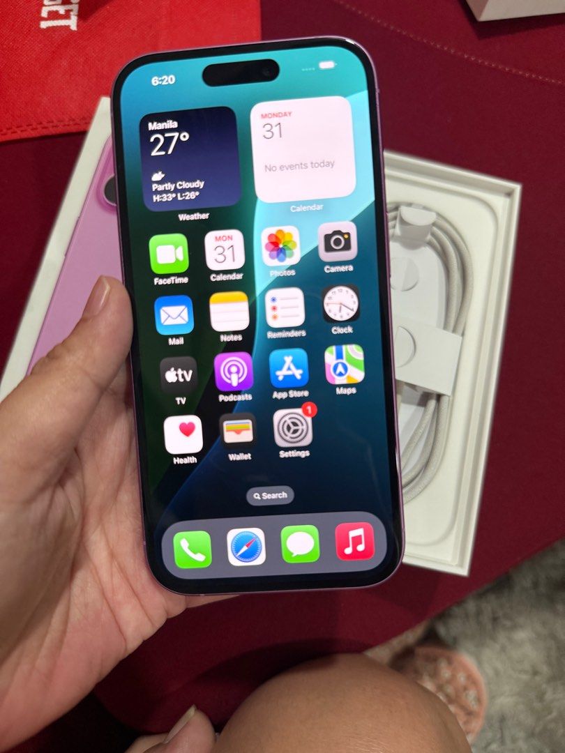 iphone 16 128gb good as new ntc variant (Category: iPhone 16 Series) located in Cainta. Submitted by vine_gadget_shop (Listing ID 1361607244, Image 2). Description: iphone 16 128gb good as new ntc variant complete package warranty until february 2026 pick up store greenhills shopping center we accept trade in we accepy credit card and ggives installment we do cod and door to door we ship nationwide for fast transaction call 09277368323 look for v