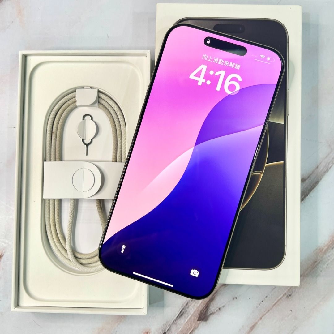 【艾爾巴二手】iphone 16 pro max 1TB 6.9吋 A3296 原鈦#二手手機#保固中#屏東店93RQD, 手機及配件, 手機 ...