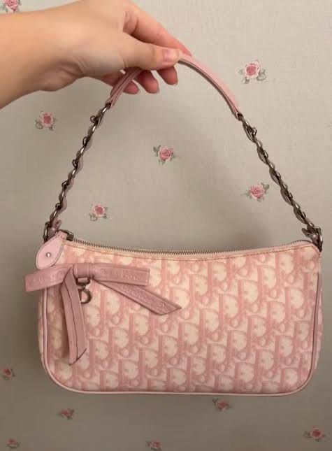LOOKING FOR: DIOR ROMANTIQUE PINK MONOGRAM SHOULDER BAG (Category: Luxury Bags & Wallets) located in Pasig City. Submitted by decluttering_slay (Listing ID 1360854704, Image 3). Description: PLS DM ME IF U HAVE THIS !!.