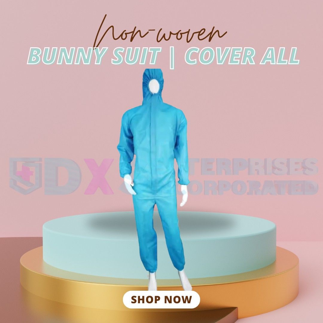 NON-WOVEN BUNNY SUIT | COVERALL (Category: Medical Supplies & Tools) located in Quezon City. Submitted by staffmarke01383 (Listing ID 1361521422, Image 1). Description: .