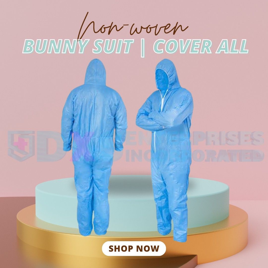 NON-WOVEN BUNNY SUIT | COVERALL (Category: Medical Supplies & Tools) located in Quezon City. Submitted by staffmarke01383 (Listing ID 1361521422, Image 2). Description: .