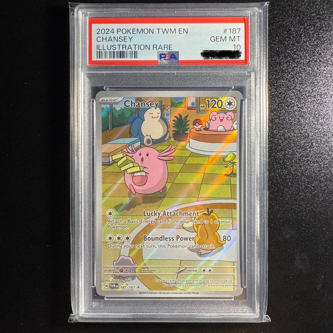 PSA 10 Chansey IR Pokemon Twilight Masquerade, Toys & Collectibles