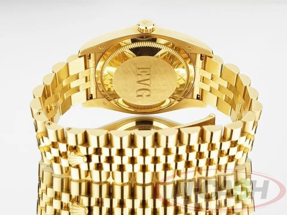 Rolex Datejust 36 Super Jubilee 18K Solid Gold (Category: Luxury Watches) located in Makati City. Submitted by luxury_by_ncash_2 (Listing ID 1361540968, Image 3). Description: N-Cash Pawnshop "Instant Cash for Bags, Watches, Cars, and Electronics" https://www.ncash-pawnshop-philippines.com/ Rolex Datejust 36 Super Jubilee 18K Solid Gold Ref. 116238 Very rare Datejust 36 configuration 36mm 18K solid gold case Full 18K solid gold super jubilee brac