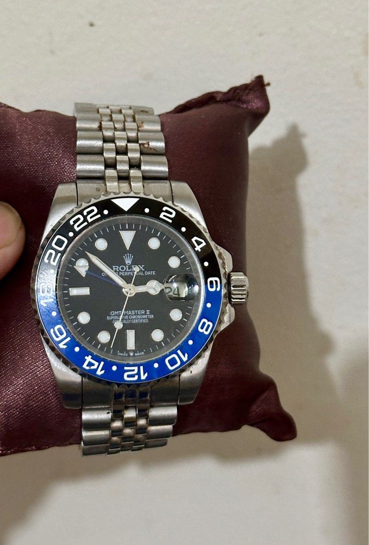 Rolex GMT 126710BLNR (Category: Luxury Watches) located in Manila. Submitted by jase.ignacio (Listing ID 1360460502, Image 1). Description: 🚩Rolex GMT 126710BLNR “Batgirl” ✅40mm ✅Black dial ✅Ceramic ✅Automatic ✅DM me if interested. ✅pick up 📍Quezon City📍 ✅Payment: GCash, Bank Transfer,Cash ✅Meetups:Gateway Mall/Megamall/Ortigas area/Eastwood/Ayala Feliz/Sta Lucia East ✅Grand Mall/Robinsons Metroeast. ✅Shipping via Grab Lalamove:Buyers Expense.