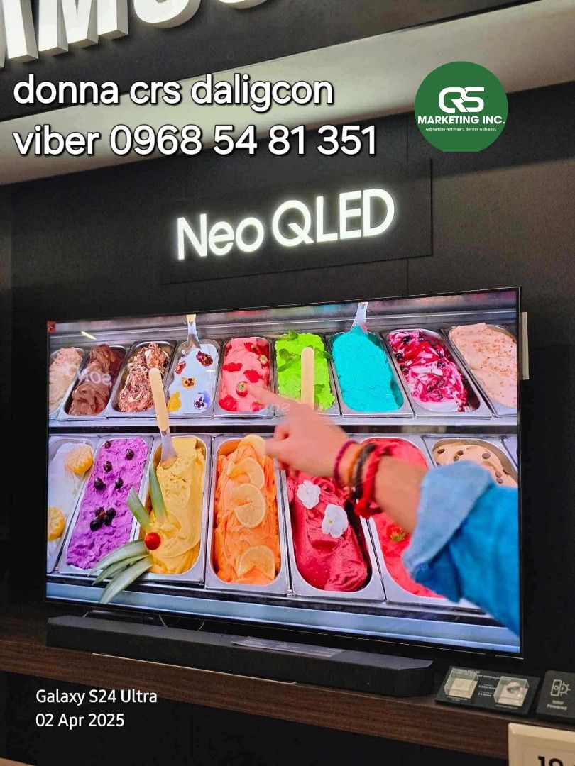 Samsung NEO qled tv (Category: TV) located in Manila. Submitted by donnasagao03665 (Listing ID 1361566758, Image 3). Description: ❄️ SAMSUNG NEO QLED 8K SMART TV NEO QLED 4K Q87D SERIES Q90D Q90C free samsung soundbar ❄️ NEO QLED 8K Q800D Q900D SERIES QA65Q800D - 168,000 free hwq800d samsung soundbar QA75Q800D - 128,600 free hwq930d samsung soundbar QA85Q900D - 319,000 free hwq990d samsung soundbar NEO QLED 4K Q87D SERIES QA55QN87D - 78,800 FREE 