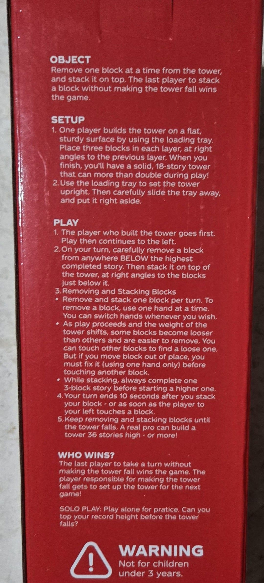 Stack Up Jenga (Category: Board Games & Puzzles) located in Singapore. Submitted by jacqloh (Listing ID 1361606152, Image 2). Description: Brand: Coca Cola BNIB.