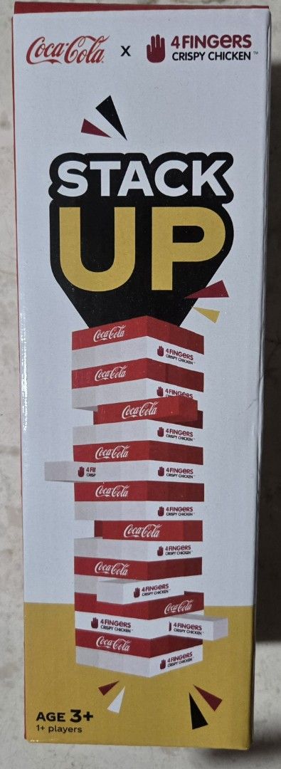 Stack Up Jenga (Category: Board Games & Puzzles) located in Singapore. Submitted by jacqloh (Listing ID 1361606152, Image 1). Description: Brand: Coca Cola BNIB.
