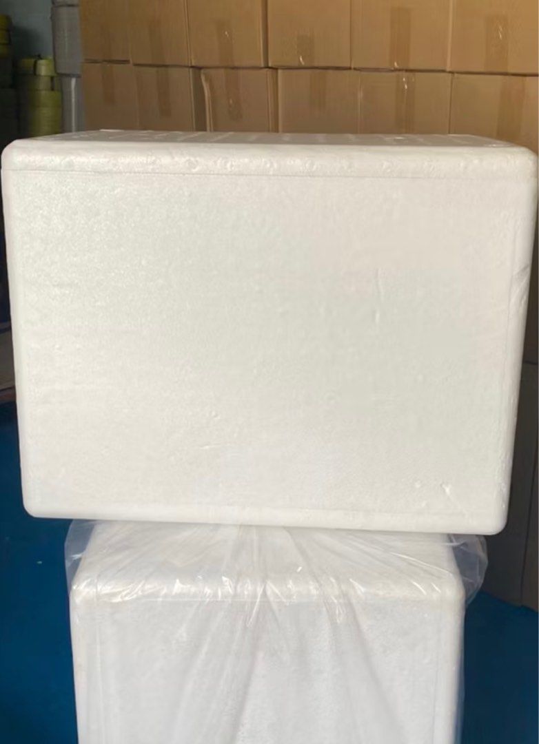Stryo box 2 pcs brand new (Category: Storage Boxes & Baskets) located in Paranaque City. Submitted by setsoc.zrcl24209 (Listing ID 1361502335, Image 3). Description: Styro box of 2 for ₱500. Brand new. With 2 used 55cm width 45cm height 40cm length.