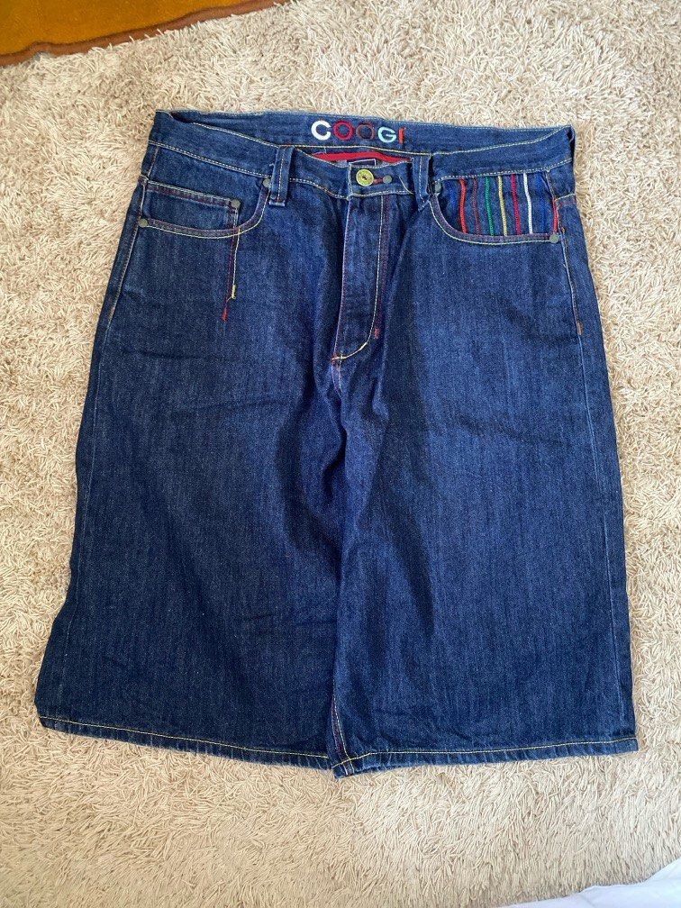 Y2k Coogi Jorts (Category: Shorts) located in Cagayan de Oro. Submitted by gdsteals (Listing ID 1361498901, Image 3). Description: waist 38 lenght 28 hem 13.