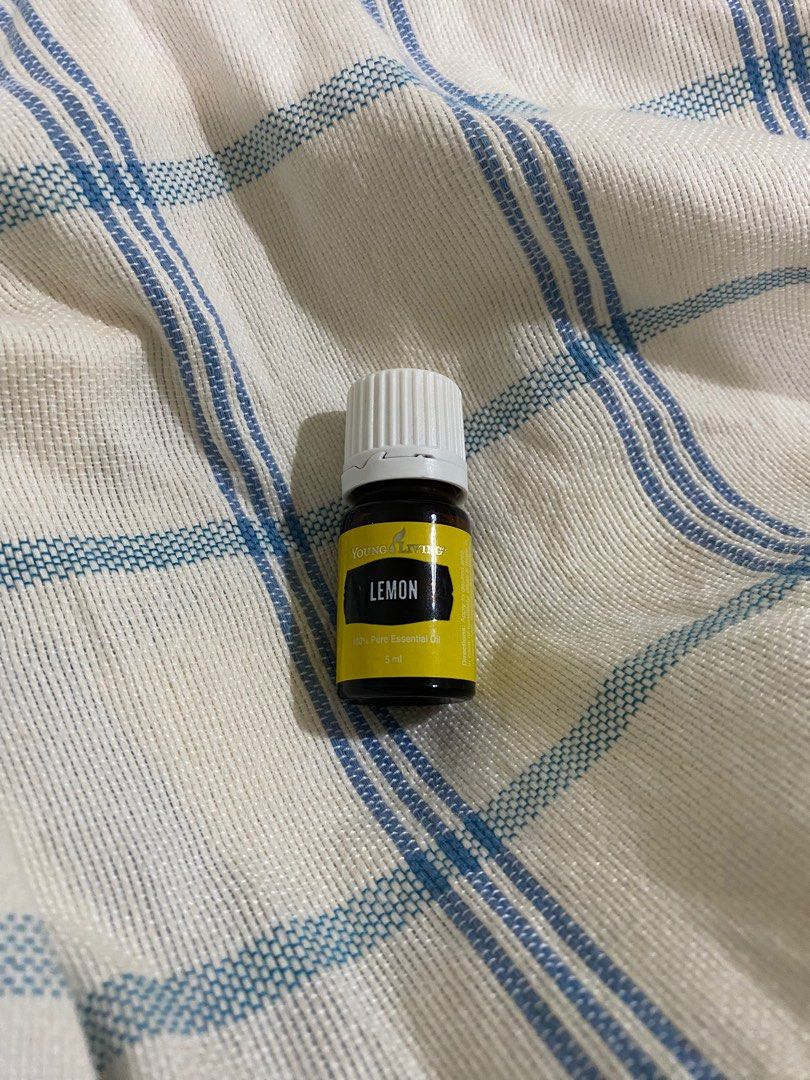 young living, essential oil, lemon (Category: Home Fragrance) located in Manila. Submitted by 70lavenderqueen (Listing ID 1361612868, Image 1). Description: Brand new and authentic Young Living Lemon essential oil (5mL). This is already the markdown price from its original price! 💜.