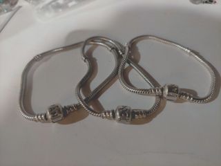 Authentic Pandora Silver 925 Barrel Clasp Bracelet