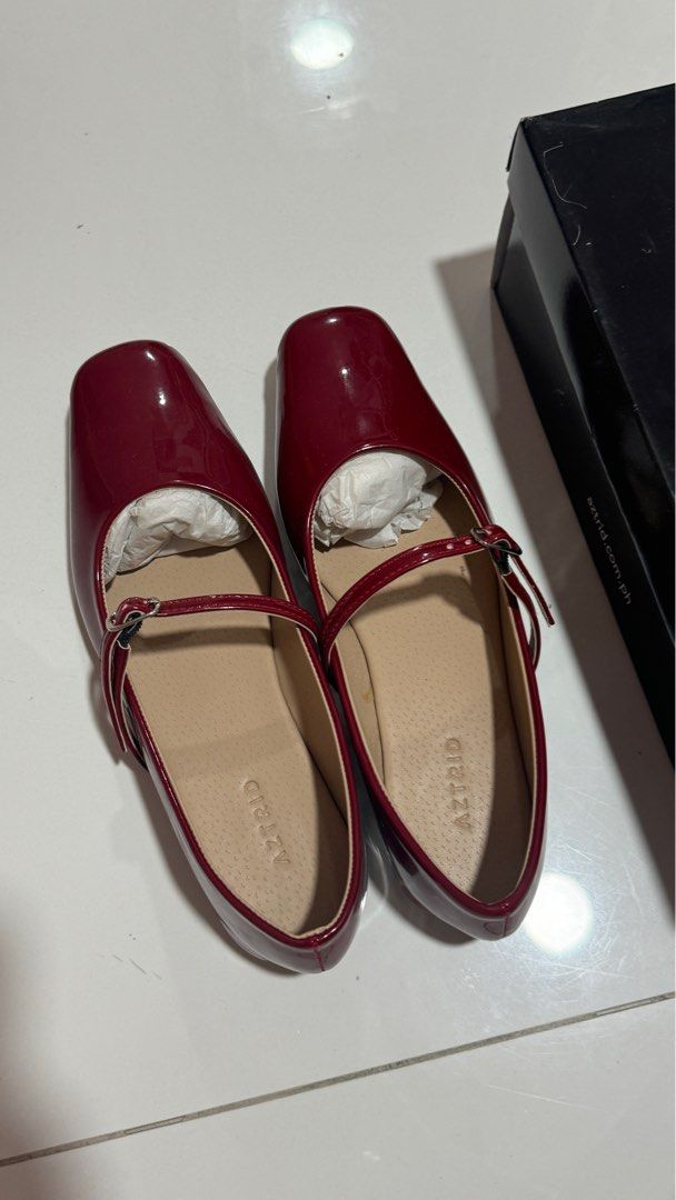 BRAND NEW Aztrid Mary Jane (Category: Flats & Sandals) located in Manila. Submitted by declutterwtjooo (Listing ID 1364731030, Image 1). Description: ₱950 on S APP SIZE: 8 (24CM) Never been used (Sukat lang) Complete inclusion with box.