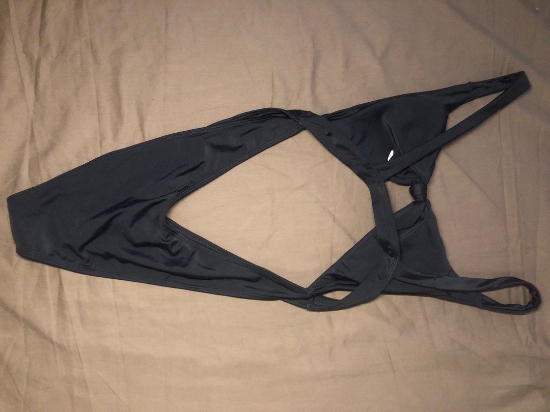 Black One piece monokini swimsuit (Category: Bikinis & Swimsuits) located in Manila. Submitted by jean_g (Listing ID 1364634637, Image 2). Description: Fits small to medium With pads.