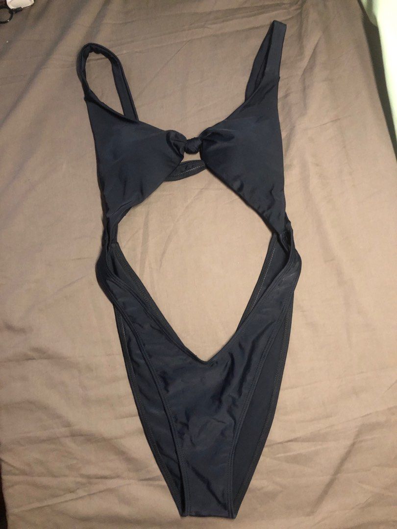 Black One piece monokini swimsuit (Category: Bikinis & Swimsuits) located in Manila. Submitted by jean_g (Listing ID 1364634637, Image 1). Description: Fits small to medium With pads.