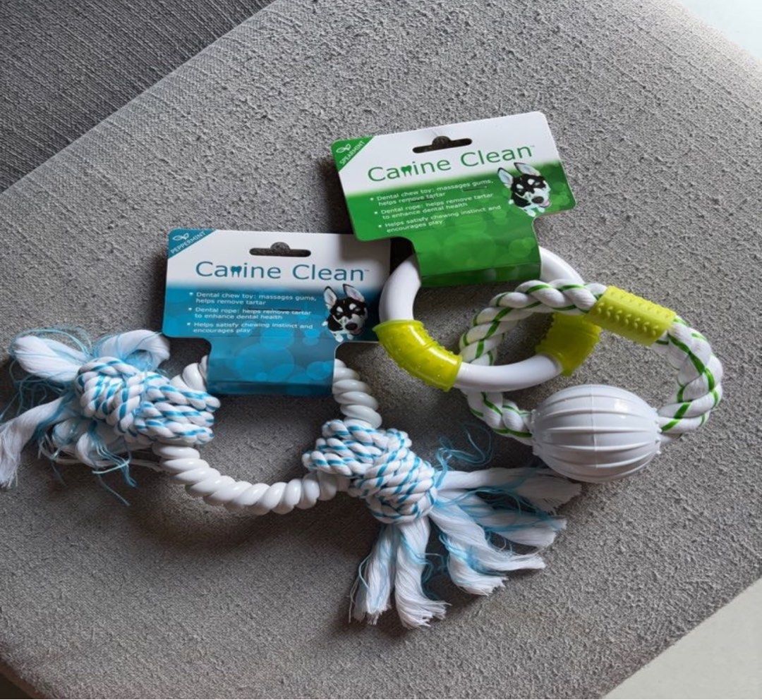 Canine clean for dogs (Category: Homes & Other Pet Accessories) located in Singapore. Submitted by sweetclearance (Listing ID 1364663198, Image 1). Description: Not used . Price for both .