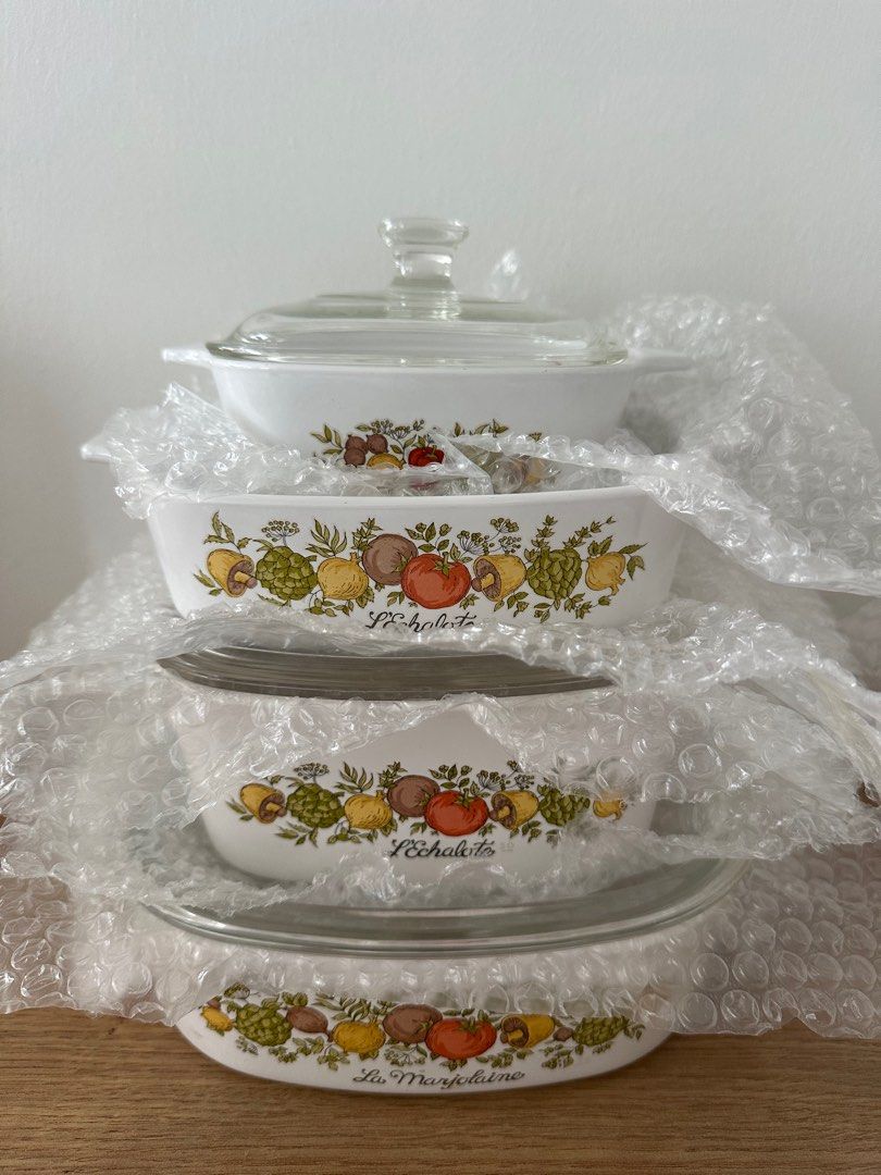 Corningware Serve and Cook Casserole Set of 4