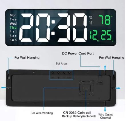 Digital wall clock65074665408385111