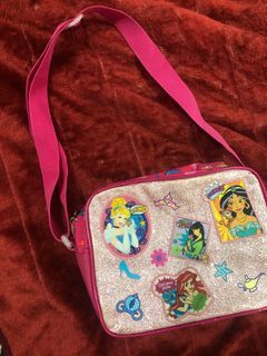 Disney princess sling bag / lunch bag for kids