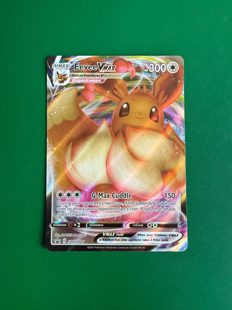 Eevee VMAX Full Art Promo SWSH087 Pokemon TCG Hobbies Toys Toys Eevee VMAX Full Art Promo SWSH087 Pokemon TCG Hobbies Toys Toys
