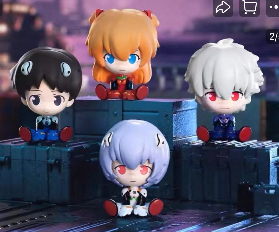 Evangelion Gundam popmart top toy (Category: Designer & Blind Box Toys) located in Singapore. Submitted by turna.gundam.7 (Listing ID 1364624754, Image 2). Description: Original top toy. $8 each human figure. No evas for sale. Deal at 541315, Anchorvale road Blk 315A below or sun elias mall 11.30 to 1pm. or Mon, Tues, Wed lunch time at Great World city or taka or orchard mrt . Price firm and pls dun change dealing place after commit .